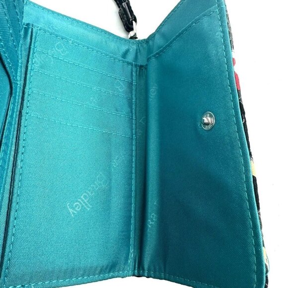 Vera Bradley Splash Floral Smartphone Wallet Wristlet Organizer Clutch New - Picture 6 of 9